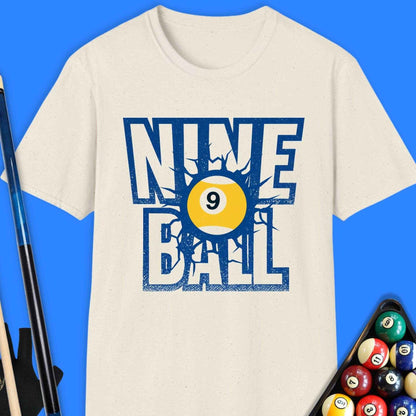 Nine Ball Pool T-Shirt - Rack & Roll 