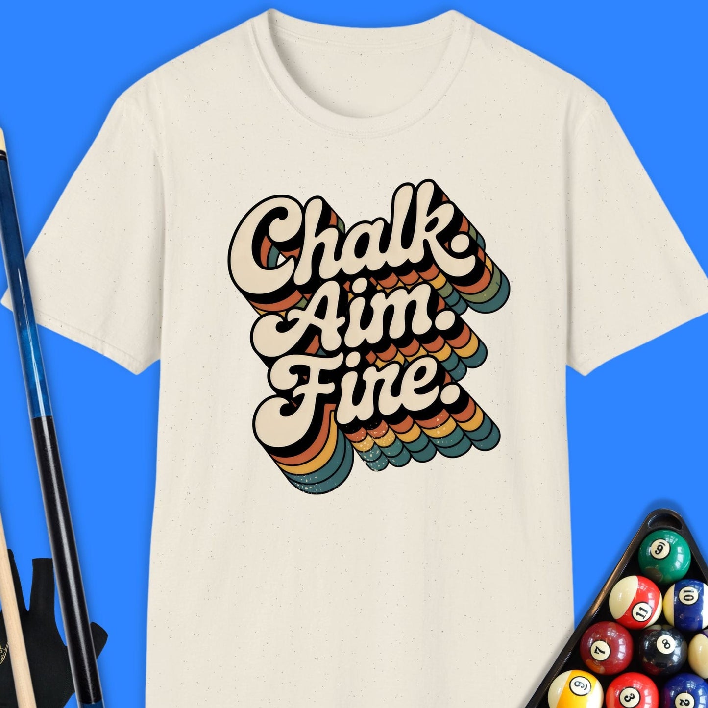 Chalk Aim Fire Pool T-Shirt