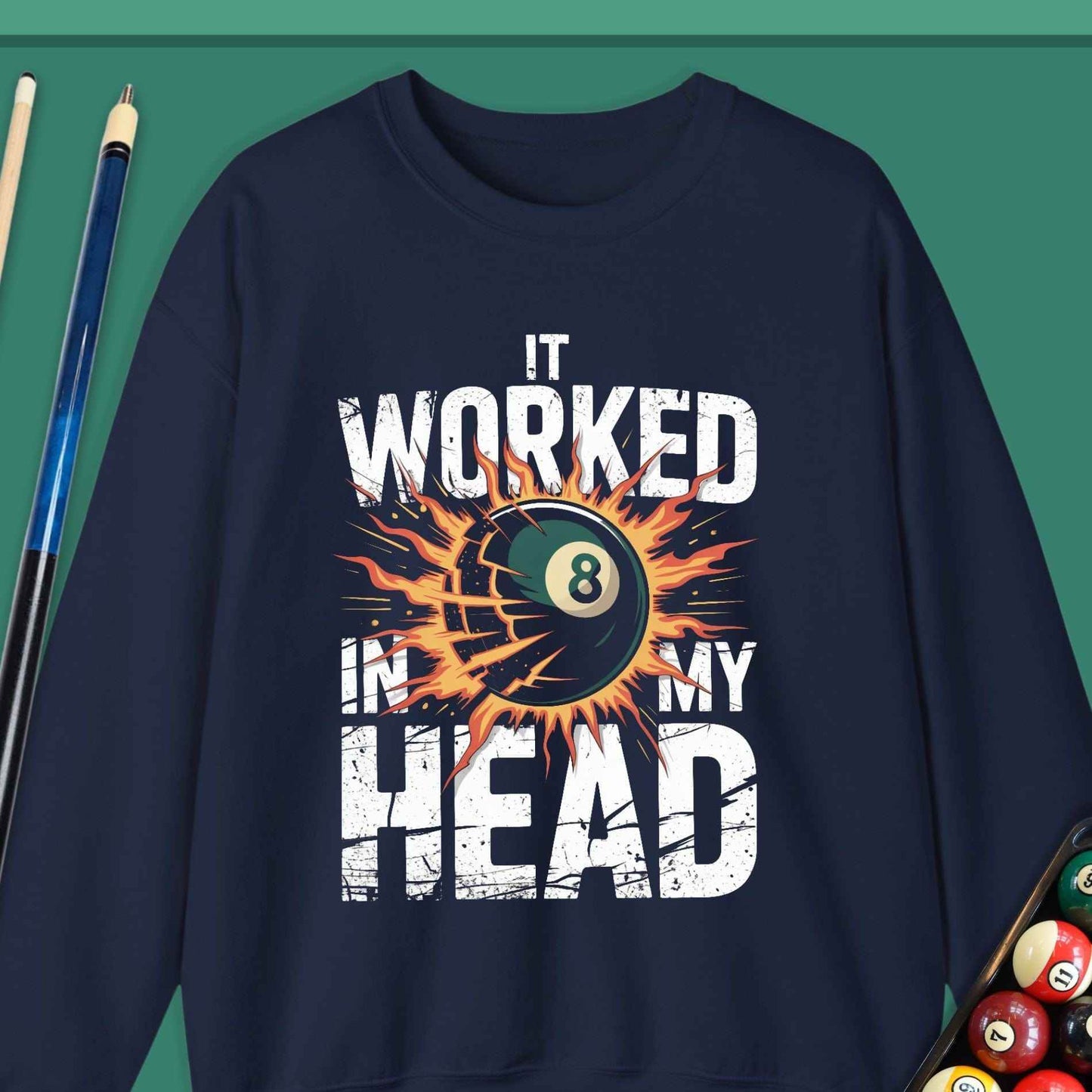It Worked In My Head Pool Sweatshirt - Rack & Roll 