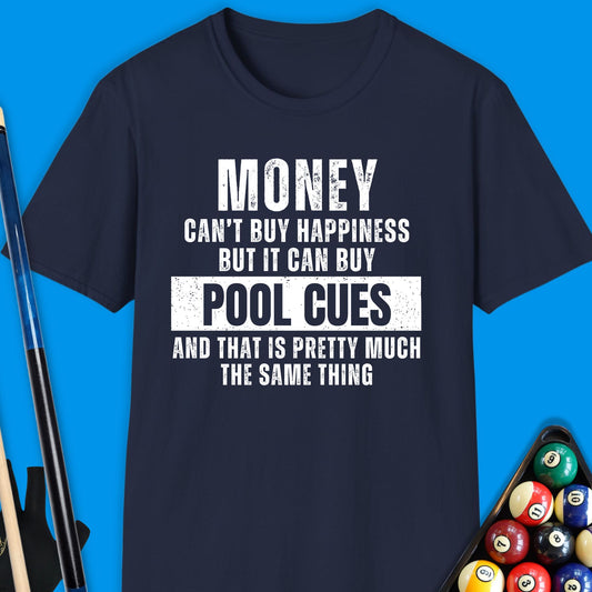 Money Can't Buy Happiness Pool T-Shirt