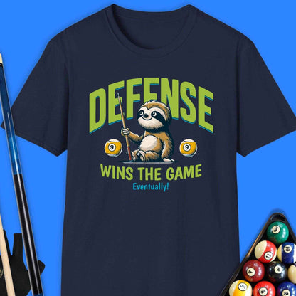 Defense Wins The Game Pool T-Shirt - Rack & Roll 