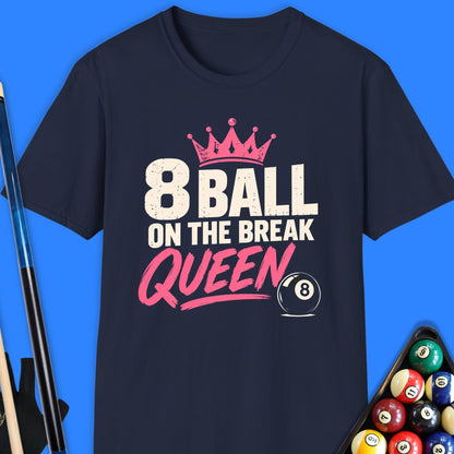 8 Ball Queen Pool T-Shirt