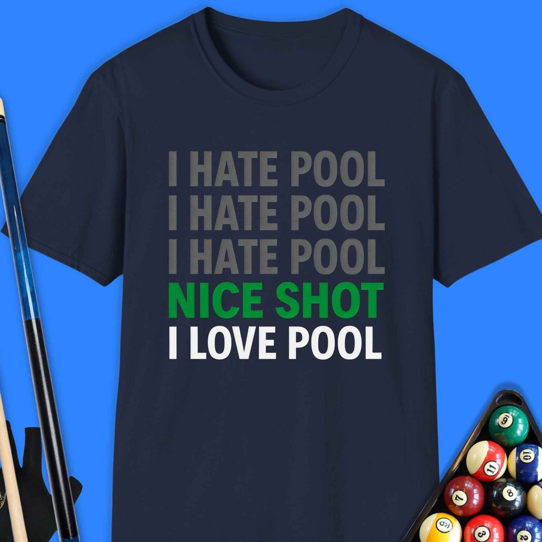 I Hate Love Pool T-Shirt