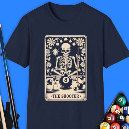 The Shooter Tarot Pool T-Shirt - Rack & Roll 