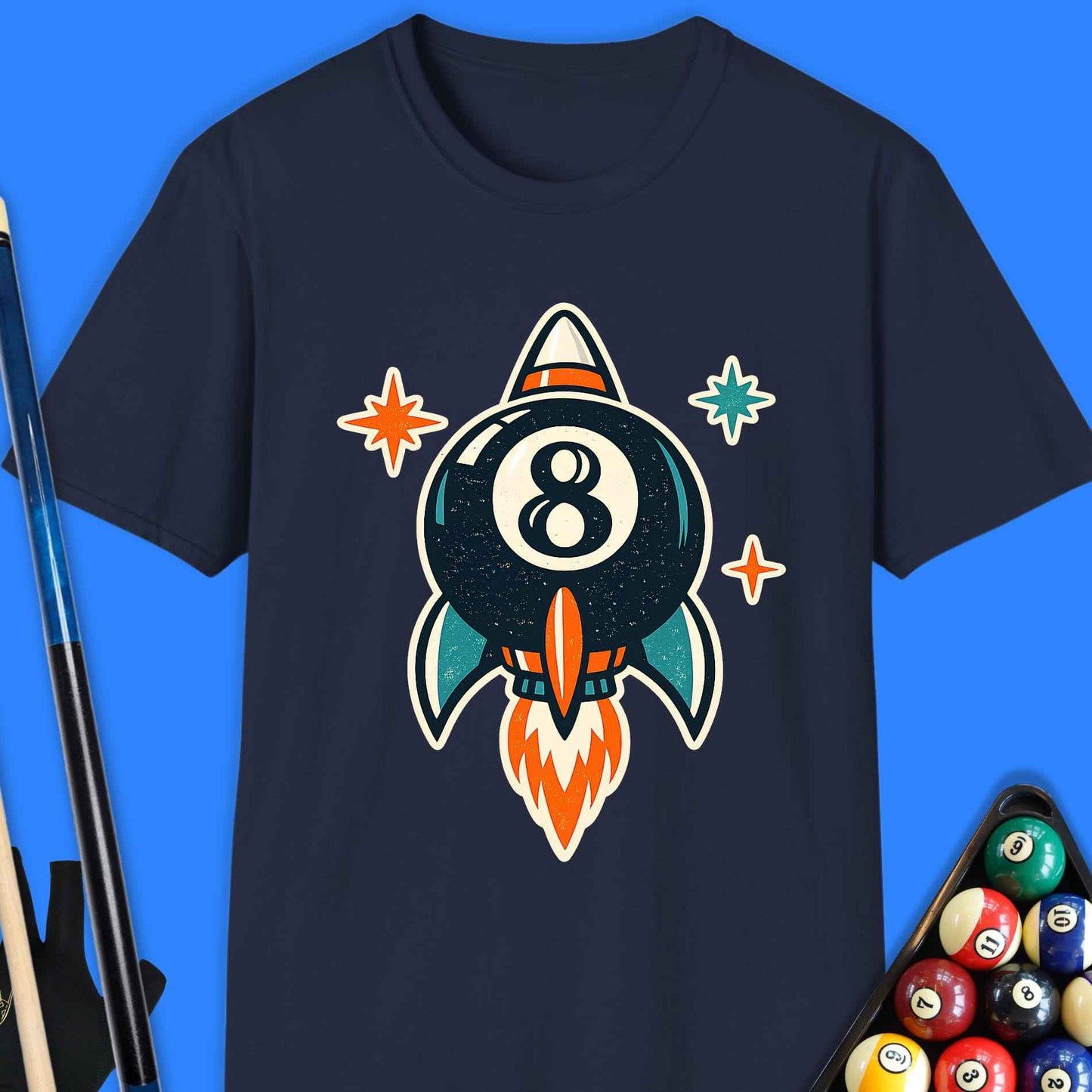 8-Ball Rocket Pool T-Shirt