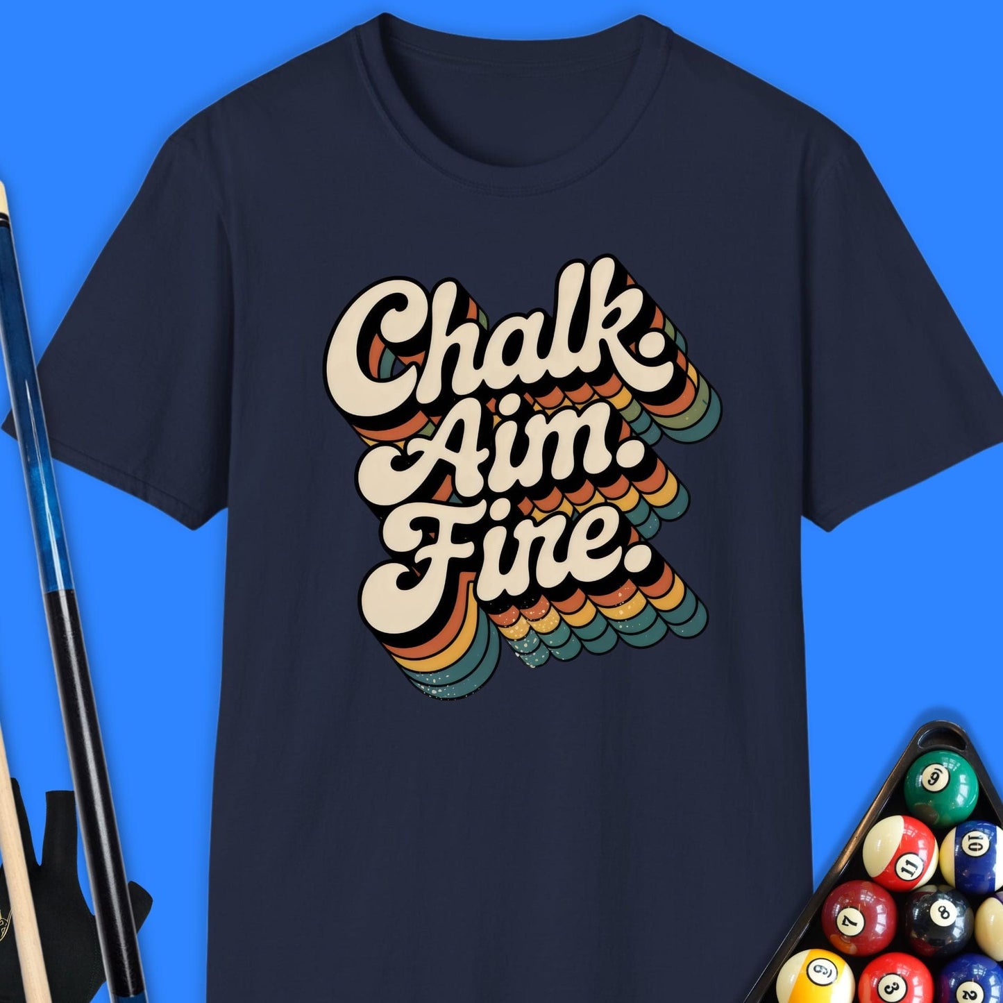 Chalk Aim Fire Pool T-Shirt