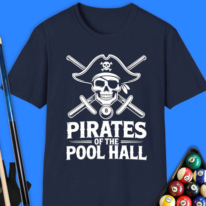 Pirates Of The Pool Hall T-Shirt - Rack & Roll 