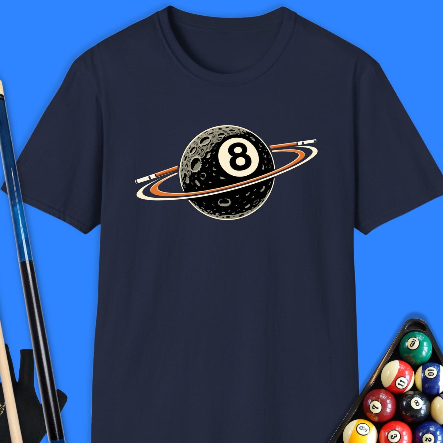 8 Ball Orbit Pool T-Shirt