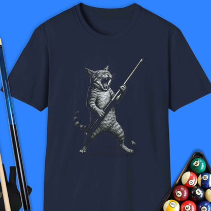 Cue Cat Pool T-Shirt