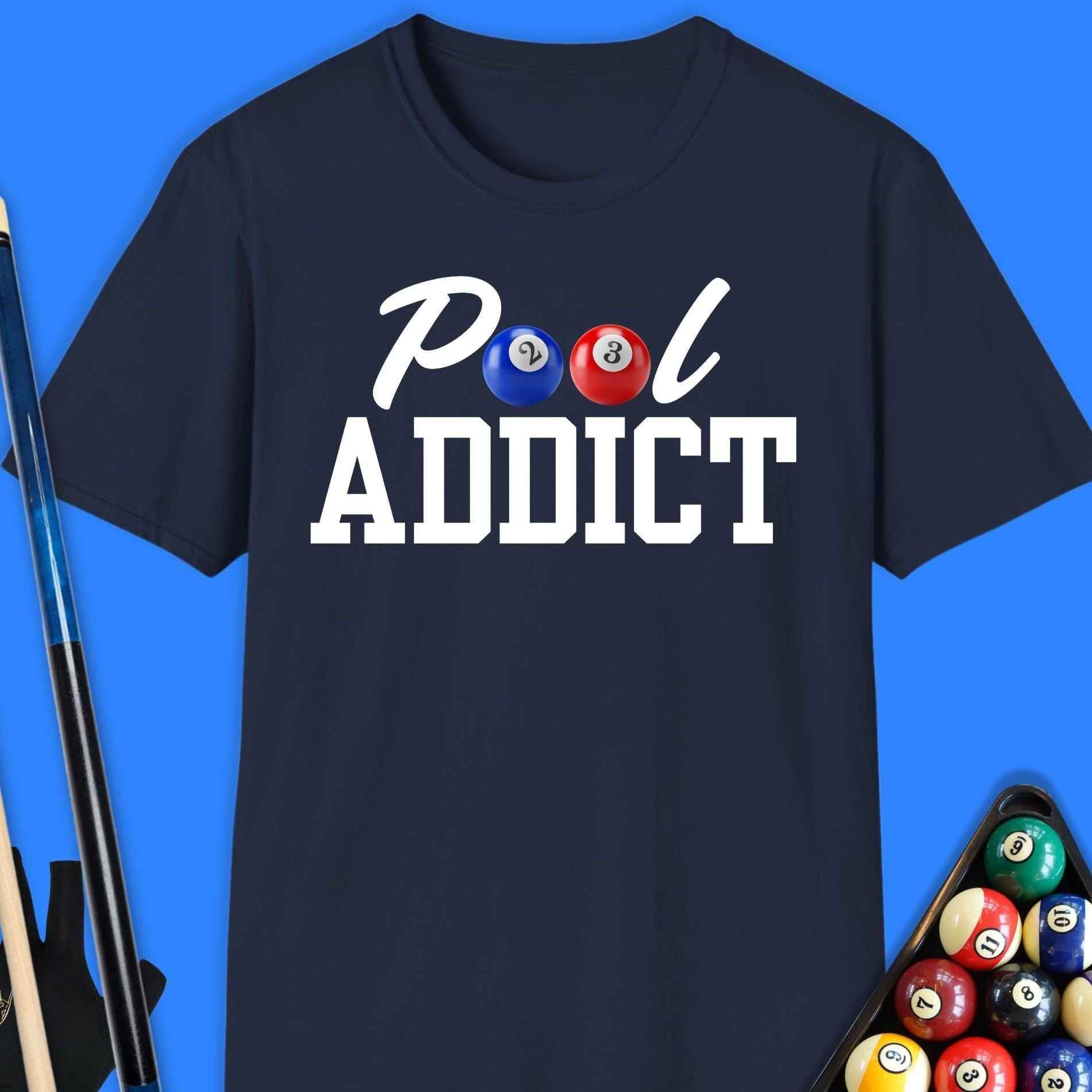 Pool Addict T-Shirt - Rack & Roll 