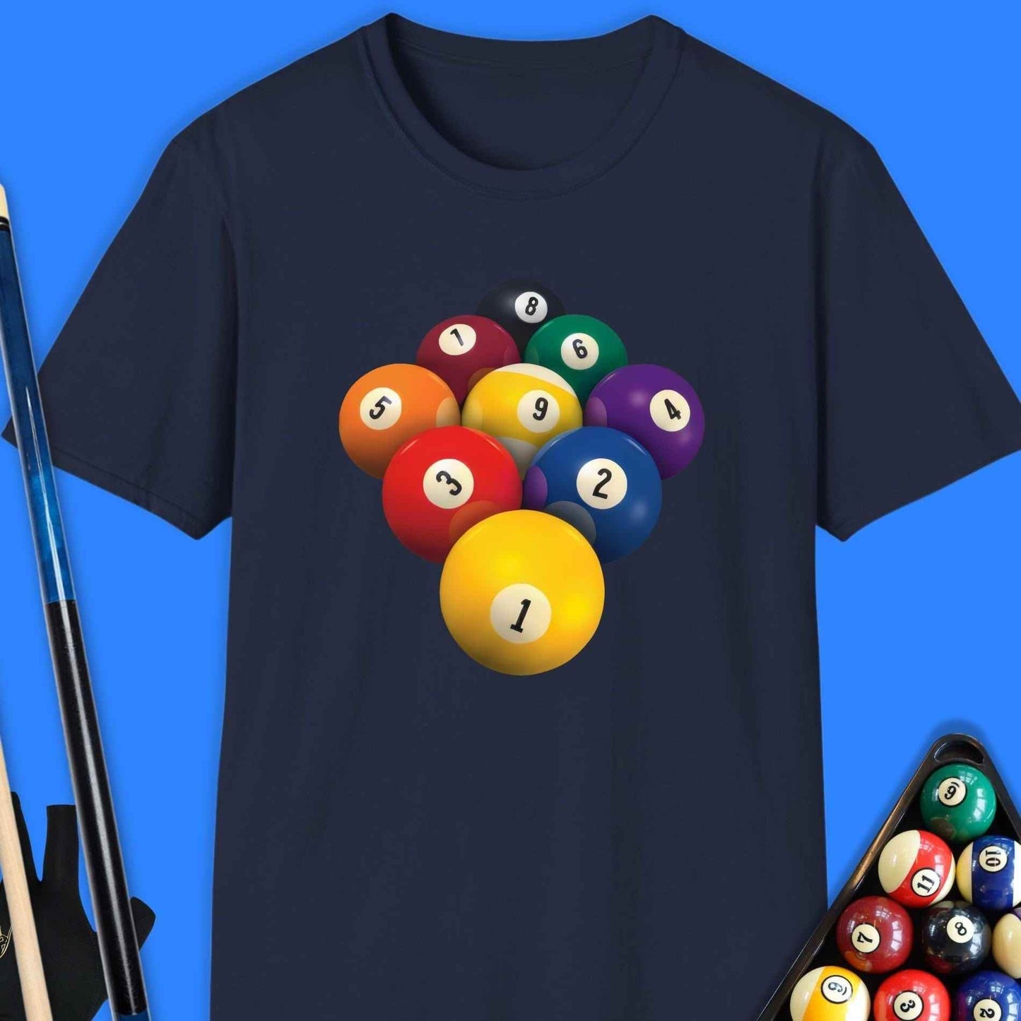 Classic Rack Pool T-Shirt - Rack & Roll 