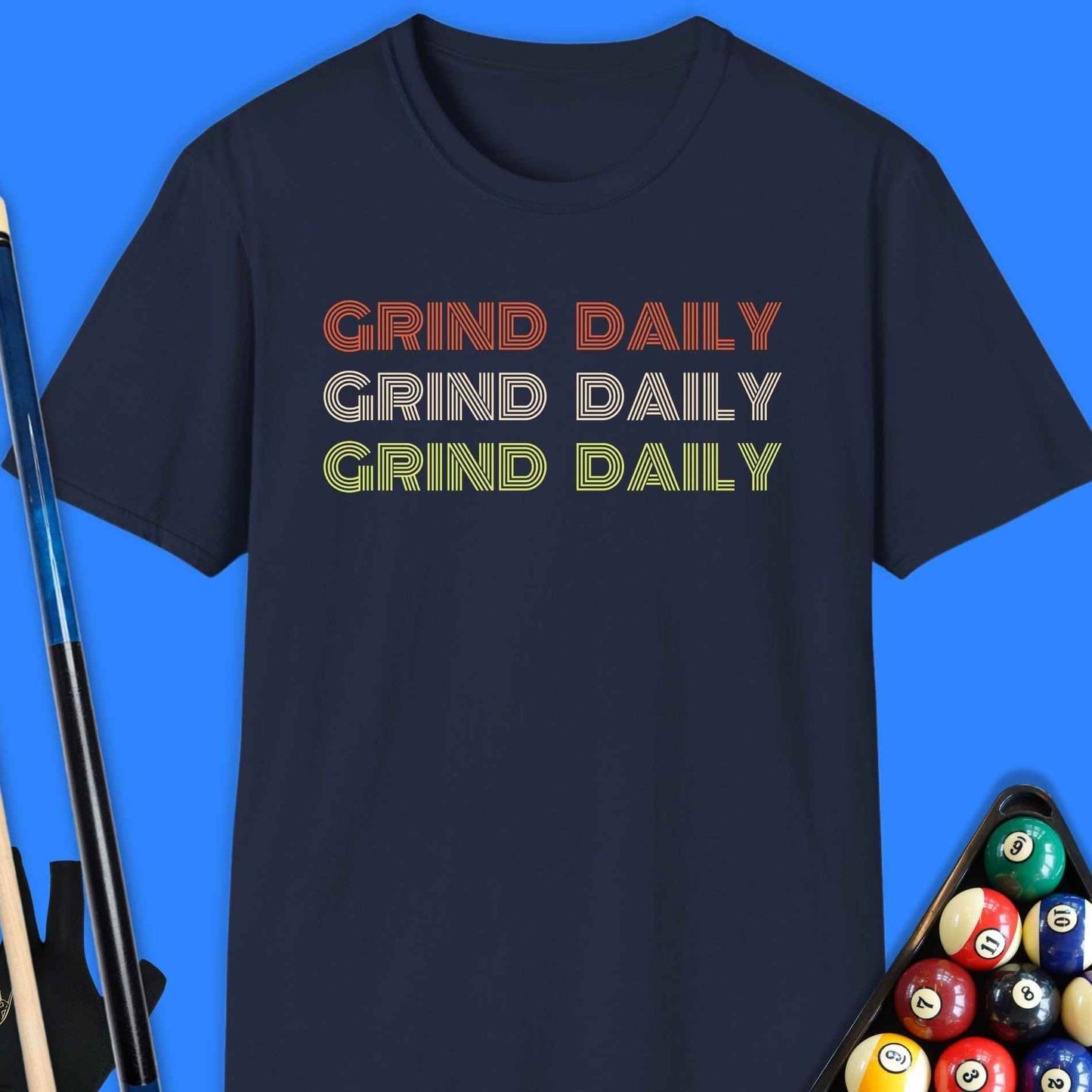Grind Daily Pool T-Shirt - Rack & Roll 