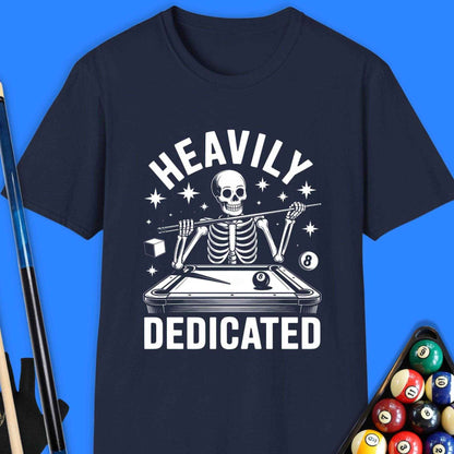 Heavily Dedicated Pool T-Shirt - Rack & Roll 