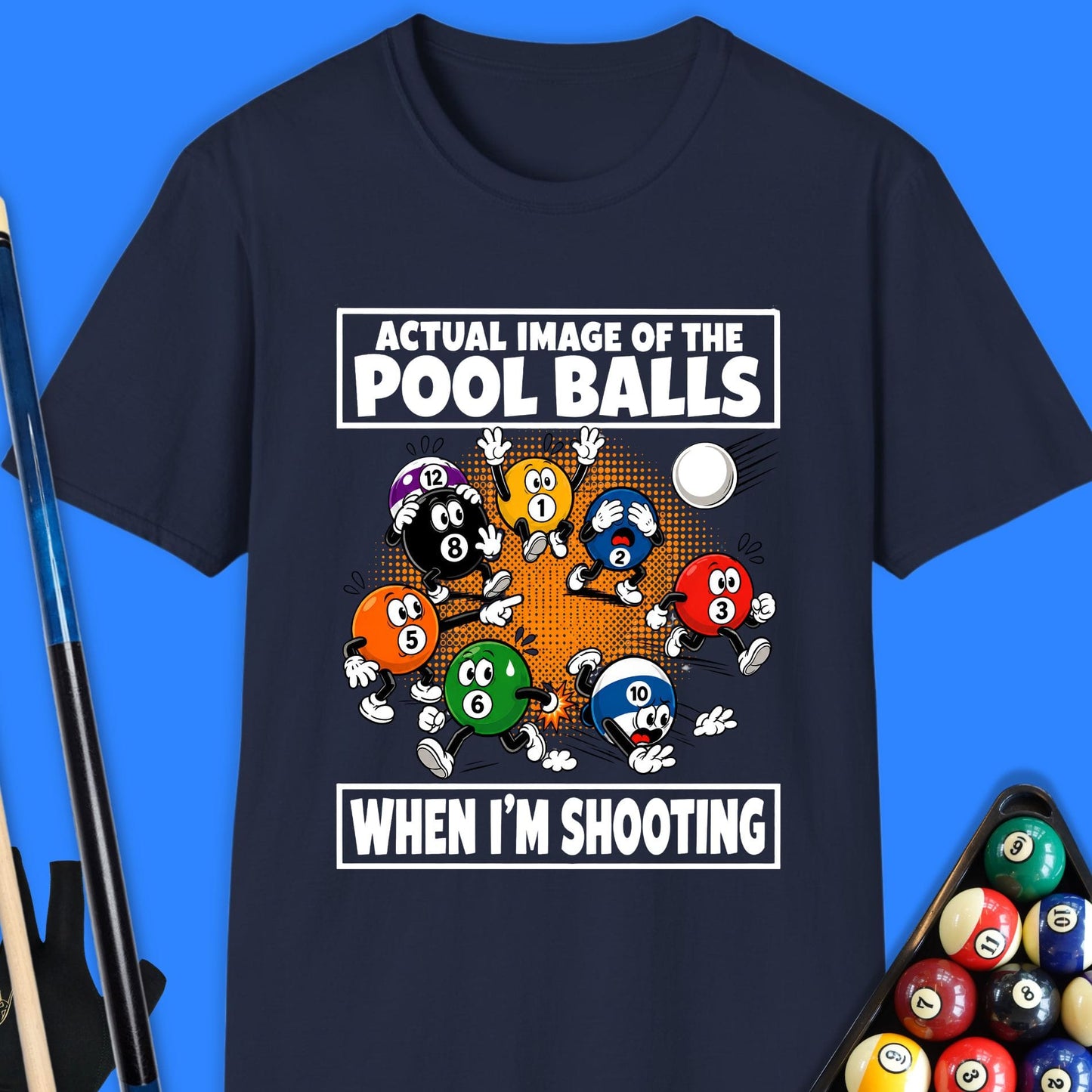 Actual Image Of Pool Balls T-Shirt