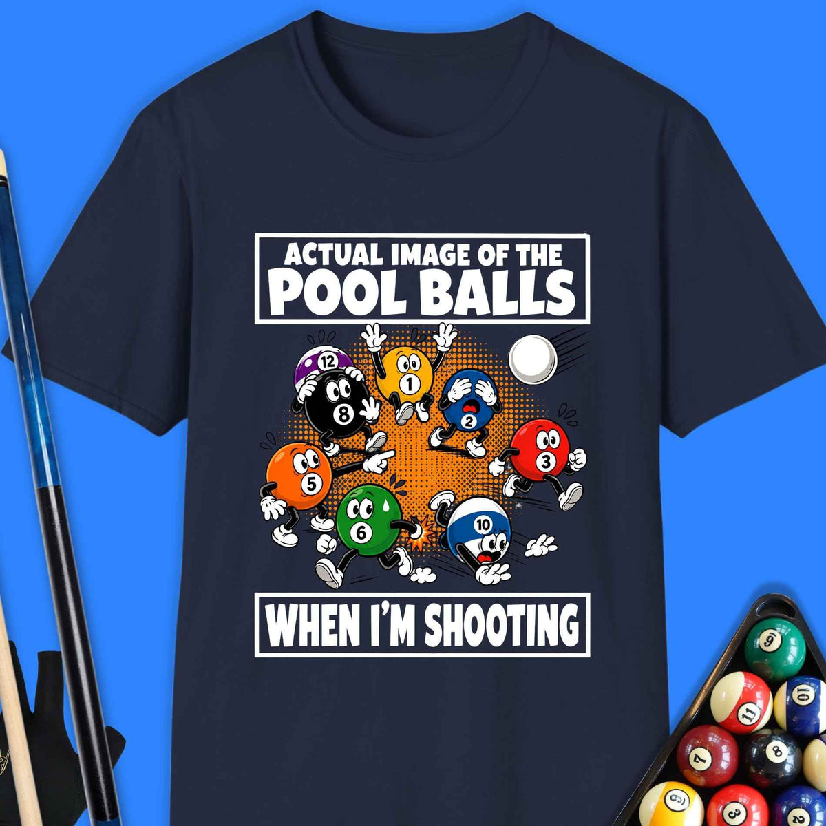 Actual Image Of Pool Balls T-Shirt