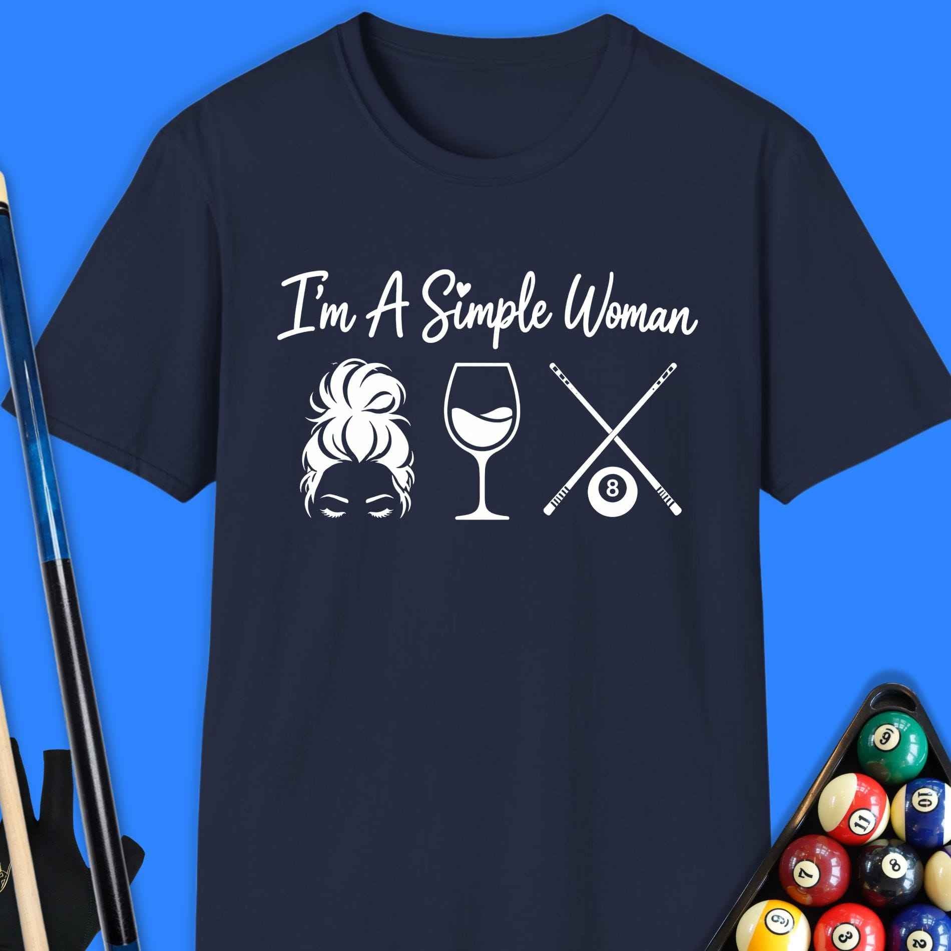 Simple Woman Pool T-Shirt