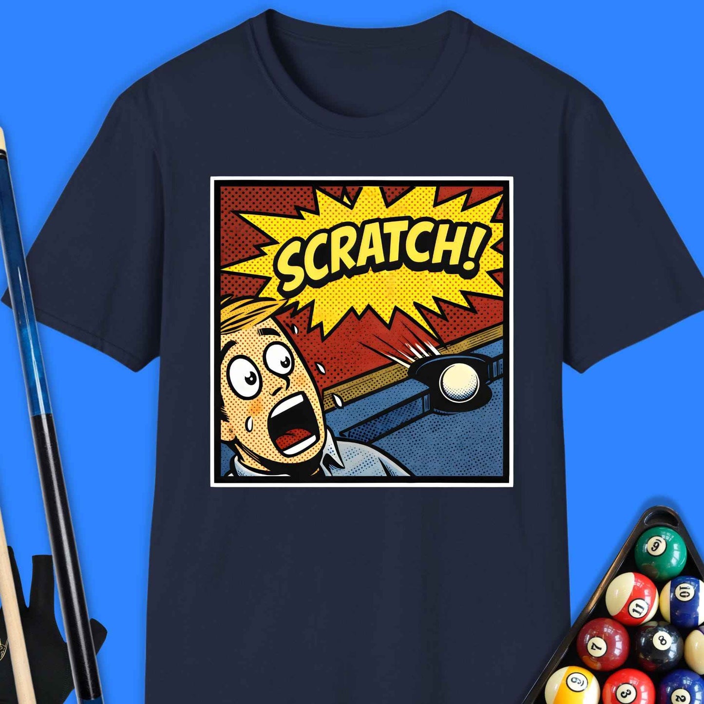 Scratch Comic Pool T-Shirt