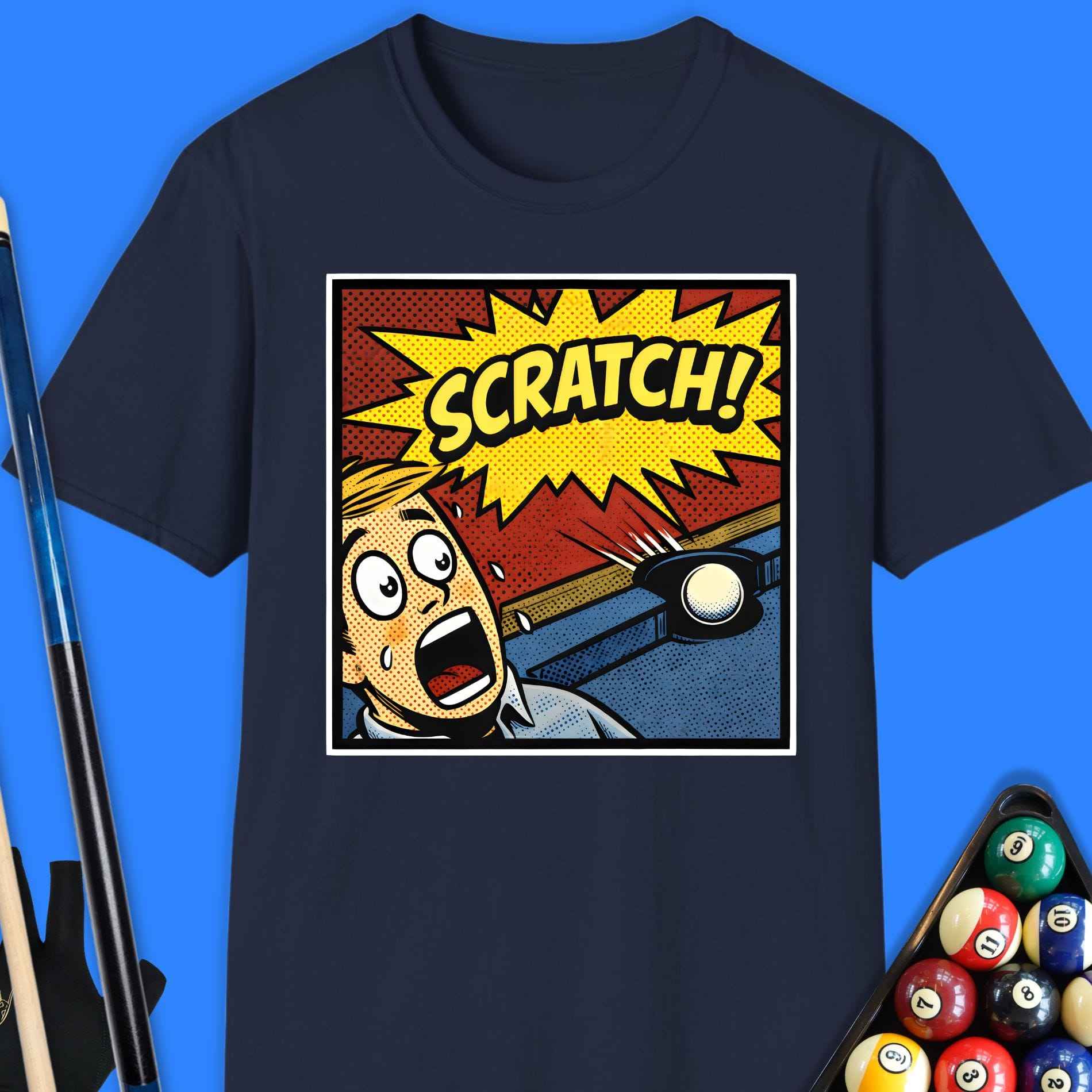 Scratch Comic Pool T-Shirt