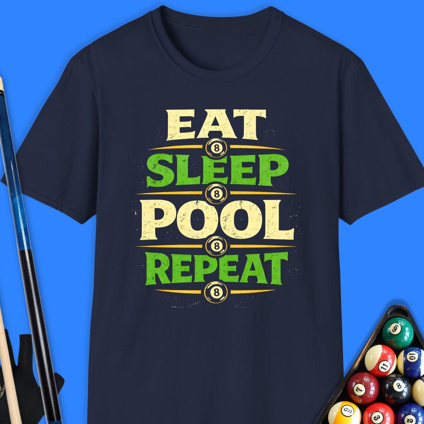 Eat Sleep Pool Repeat T-Shirt