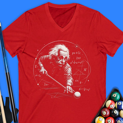 Einstein Playing Pool T-Shirt