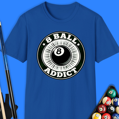 8 Ball Addict Pool T-Shirt