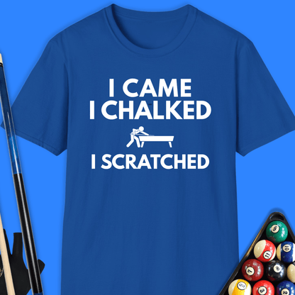 I Came I Chalked Pool T-Shirt