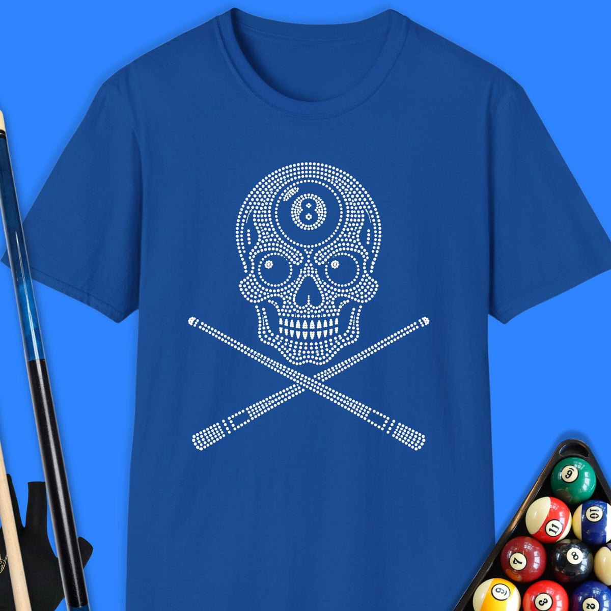 Ball Skull Pool T-Shirt