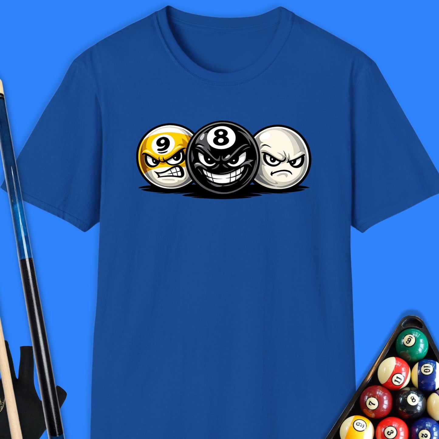 Angry Pool Balls T-Shirt