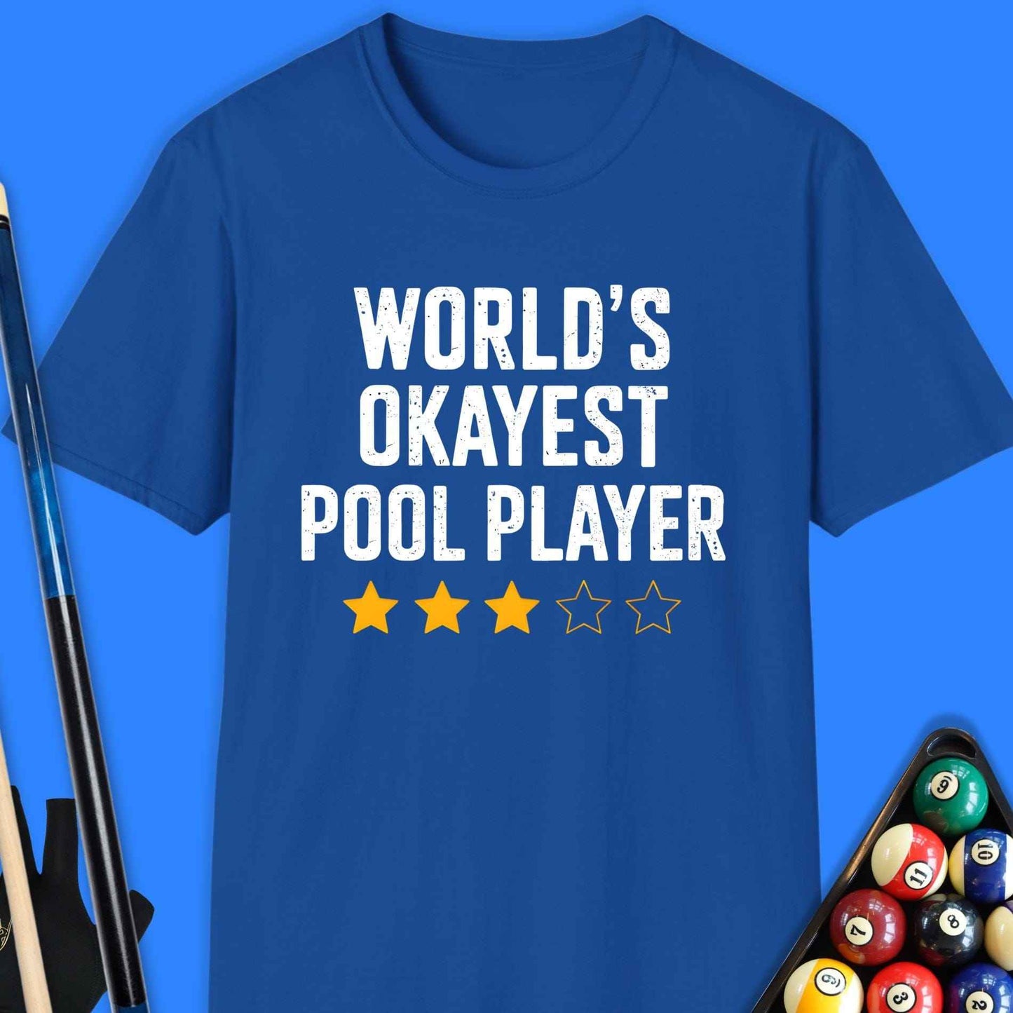 World's Okayest Pool Player T-Shirt
