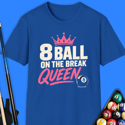 8 Ball Queen Pool T-Shirt