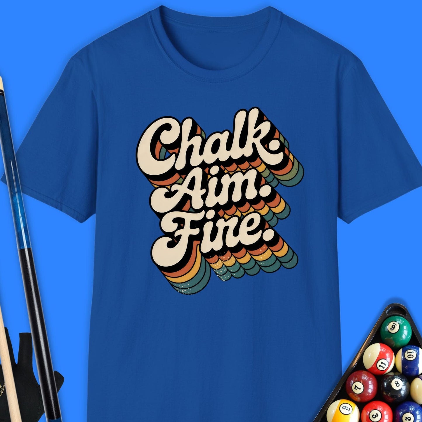 Chalk Aim Fire Pool T-Shirt