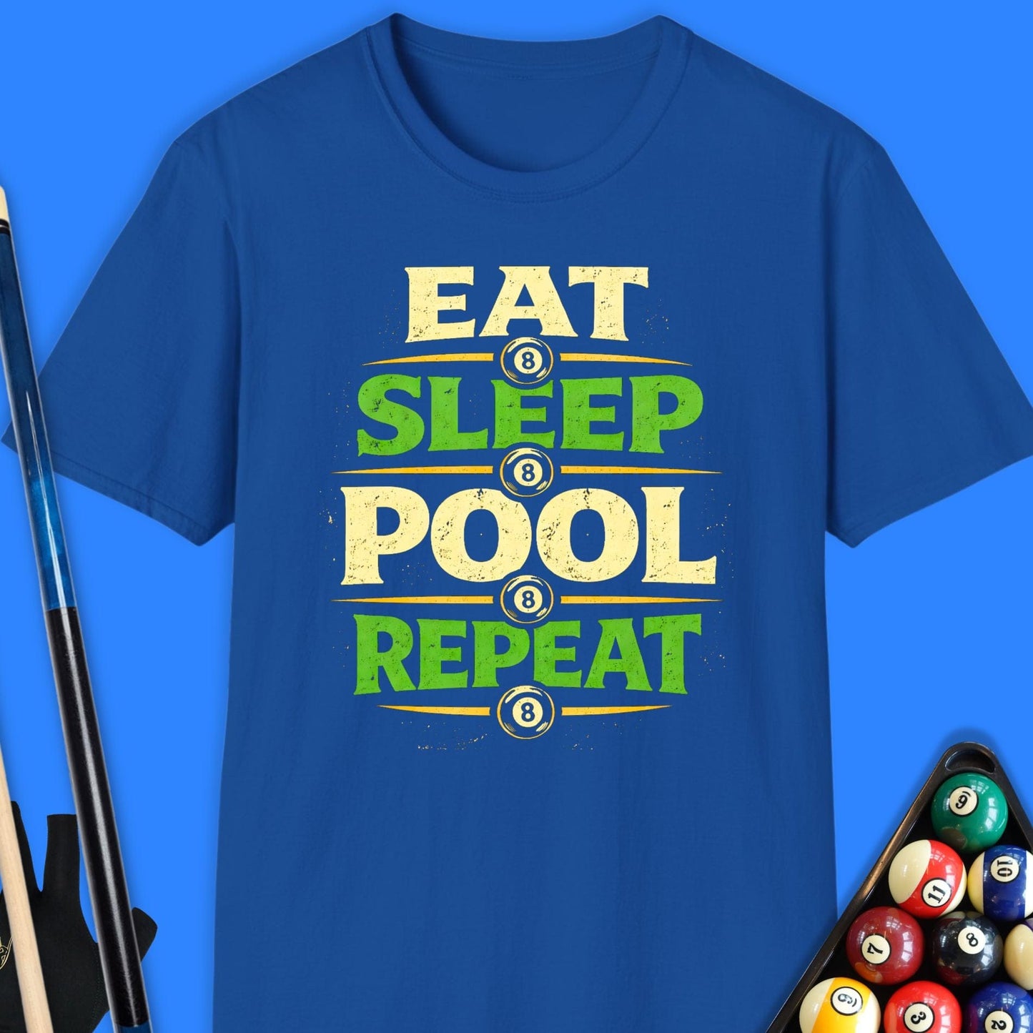 Eat Sleep Pool Repeat T-Shirt