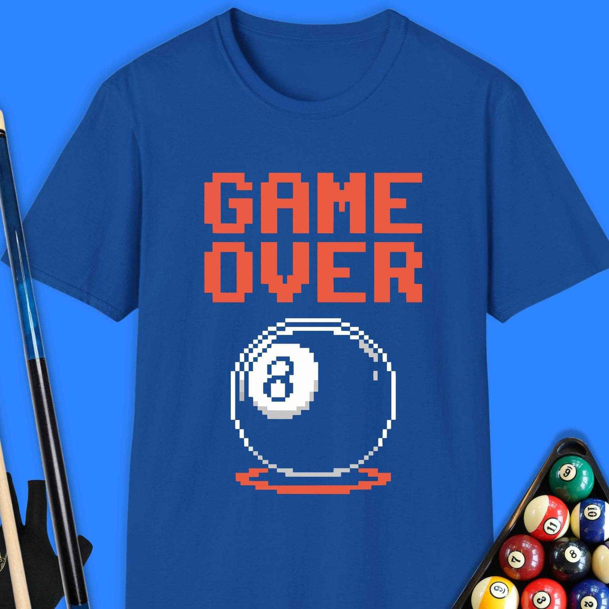 Game Over Pool T-Shirt - Rack & Roll 