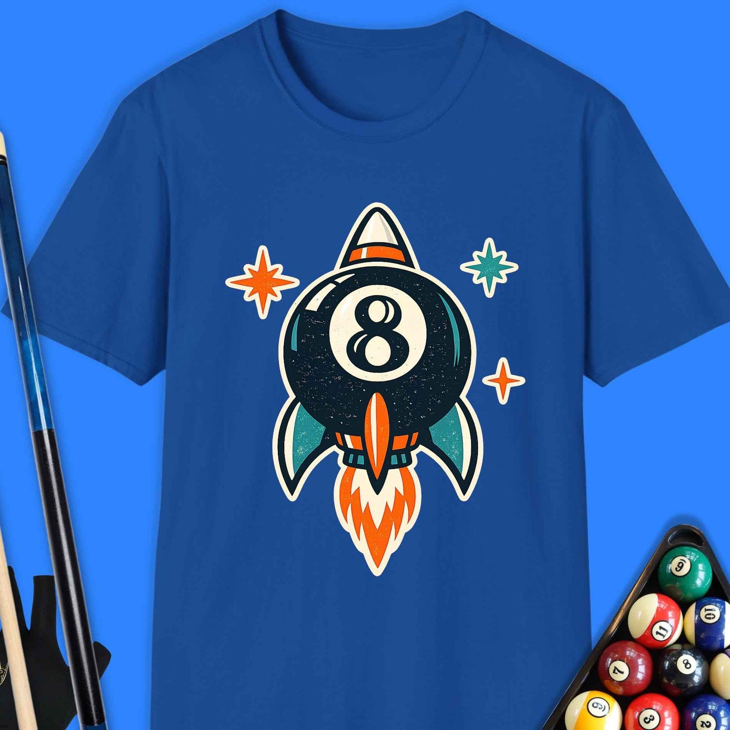 8-Ball Rocket Pool T-Shirt