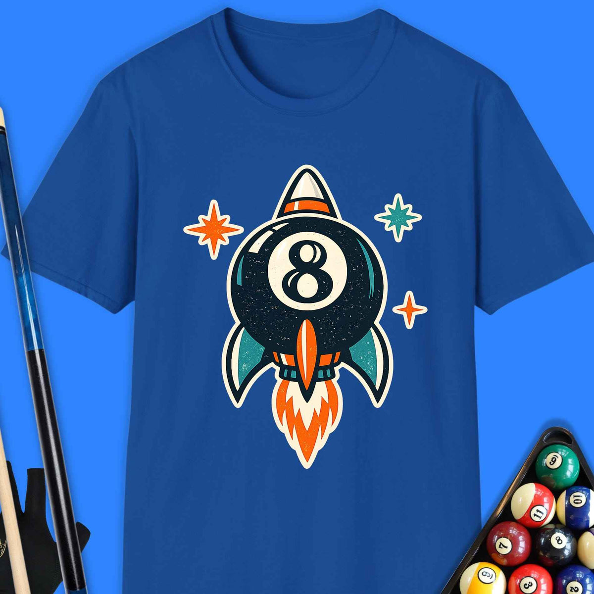 8-Ball Rocket Pool T-Shirt