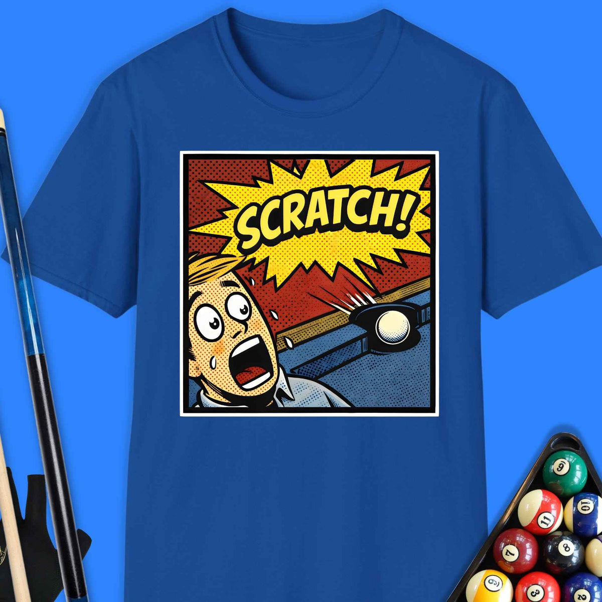 Scratch Comic Pool T-Shirt