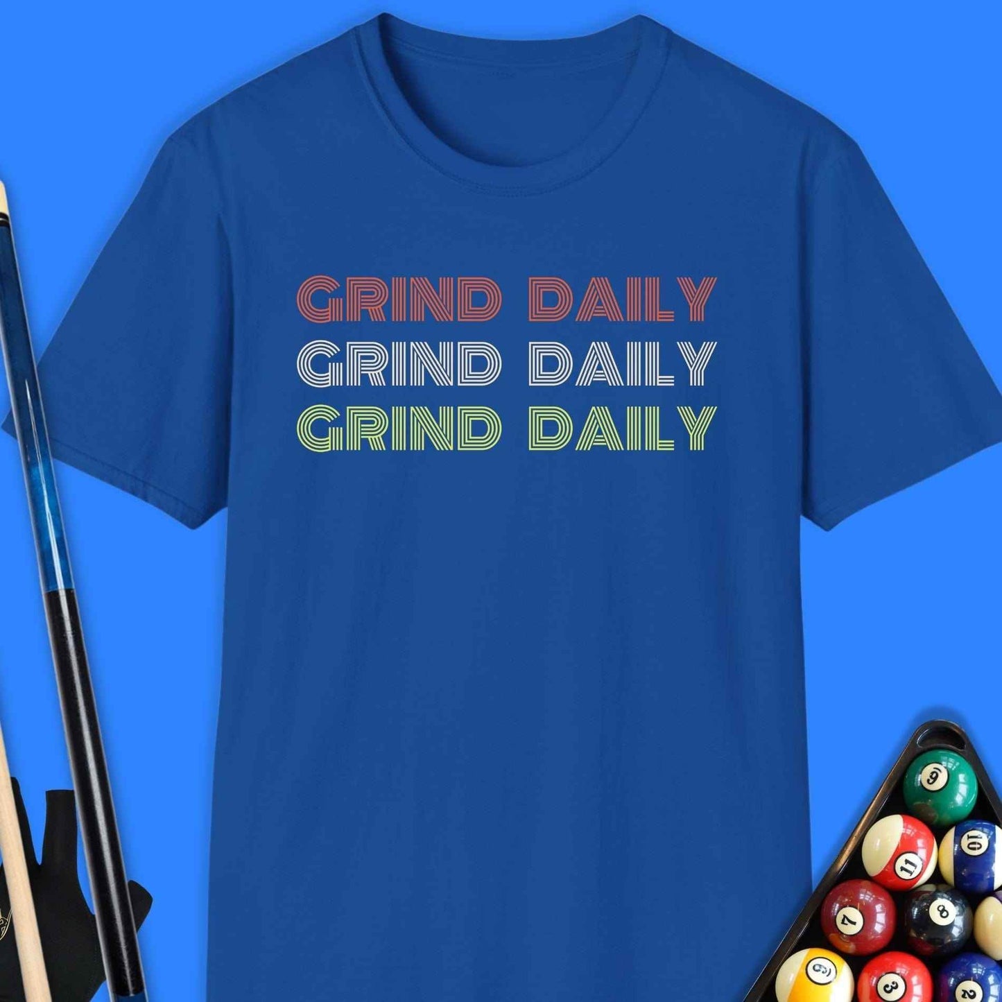 Grind Daily Pool T-Shirt - Rack & Roll 