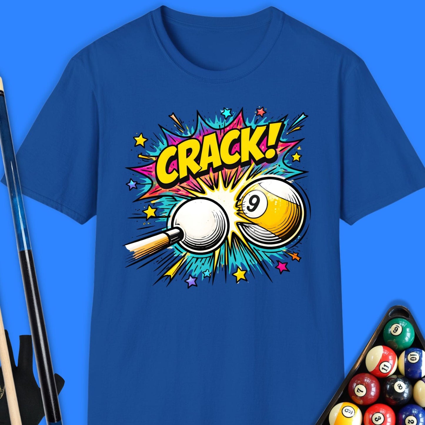 Crack Break Pool T-Shirt
