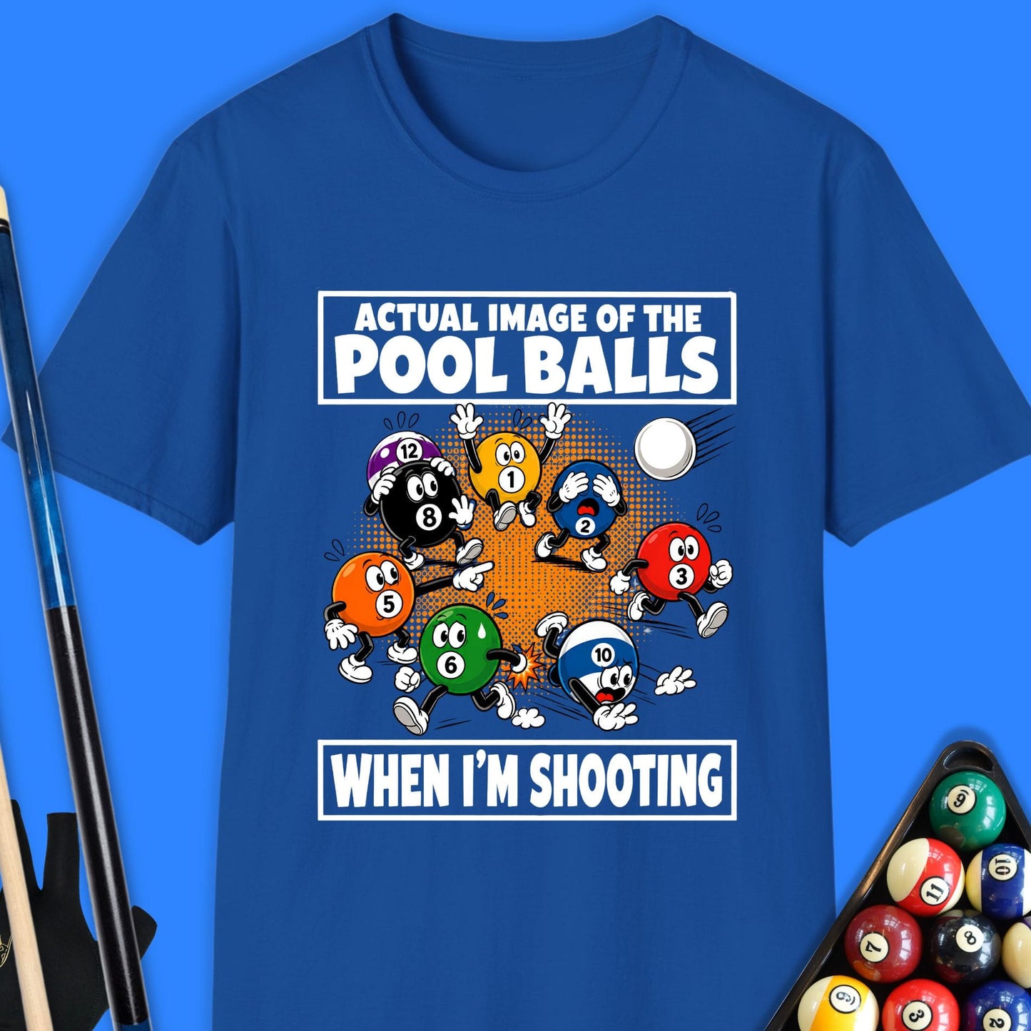 Actual Image Of Pool Balls T-Shirt