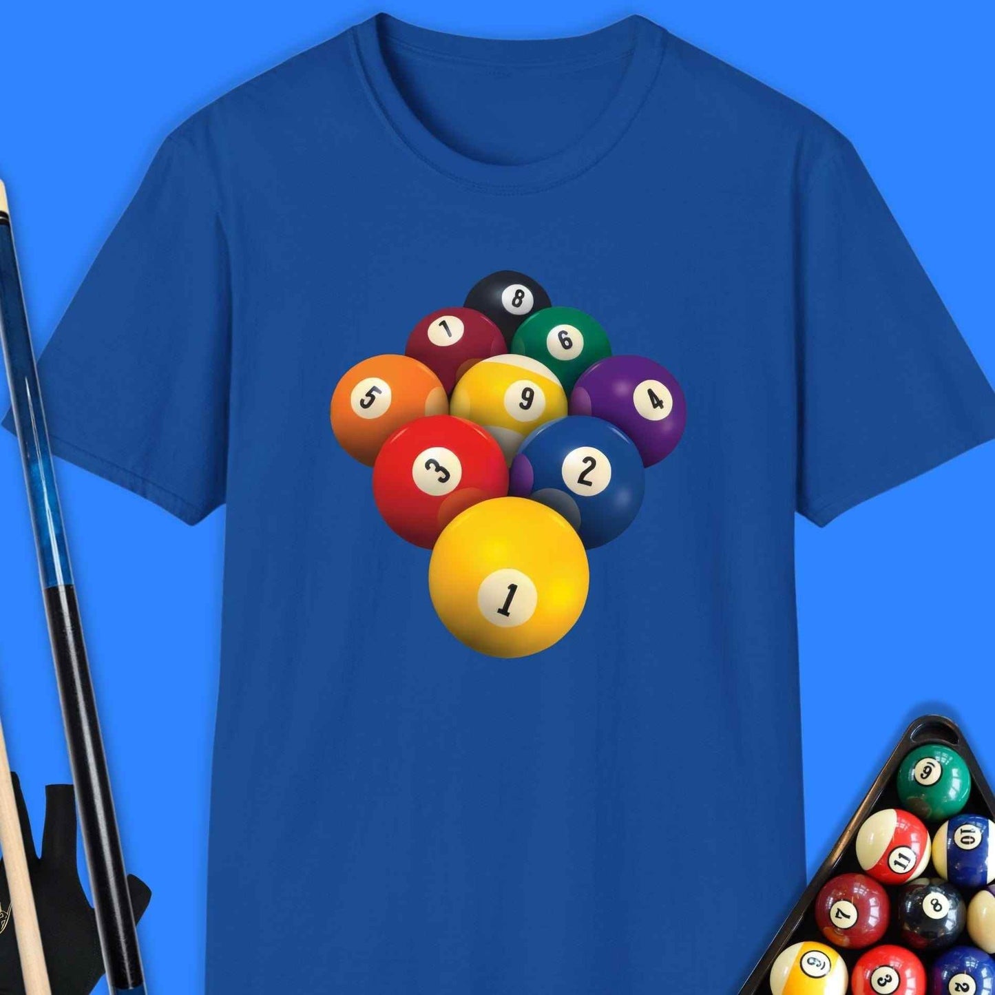 Classic Rack Pool T-Shirt - Rack & Roll 