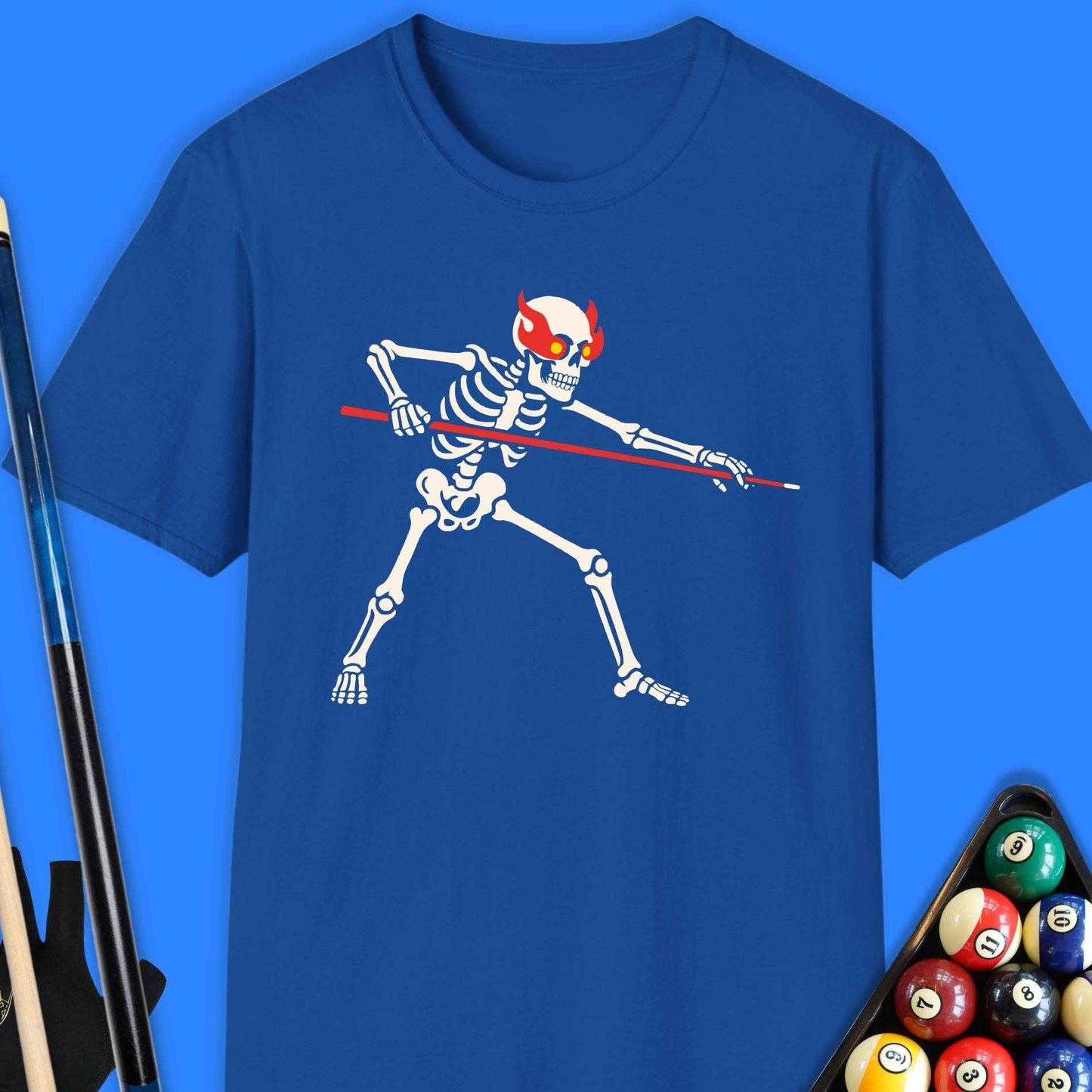 Skeleton Pool T-Shirt - Rack & Roll 