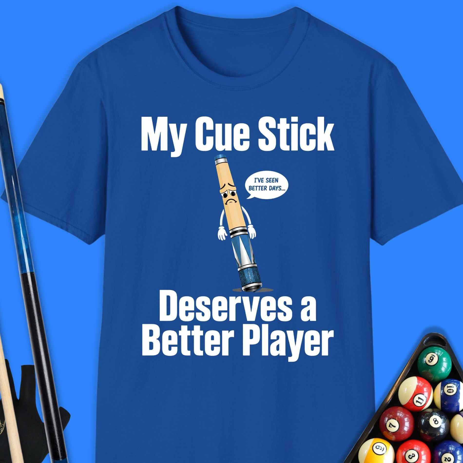 My Cue Stick Pool T-Shirt