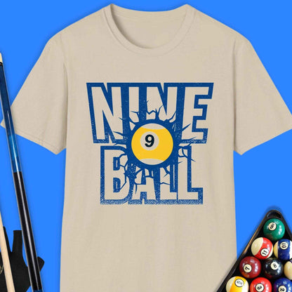Nine Ball Pool T-Shirt - Rack & Roll 