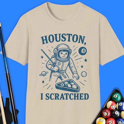 Houston I Scratched Pool T-Shirt - Rack & Roll 