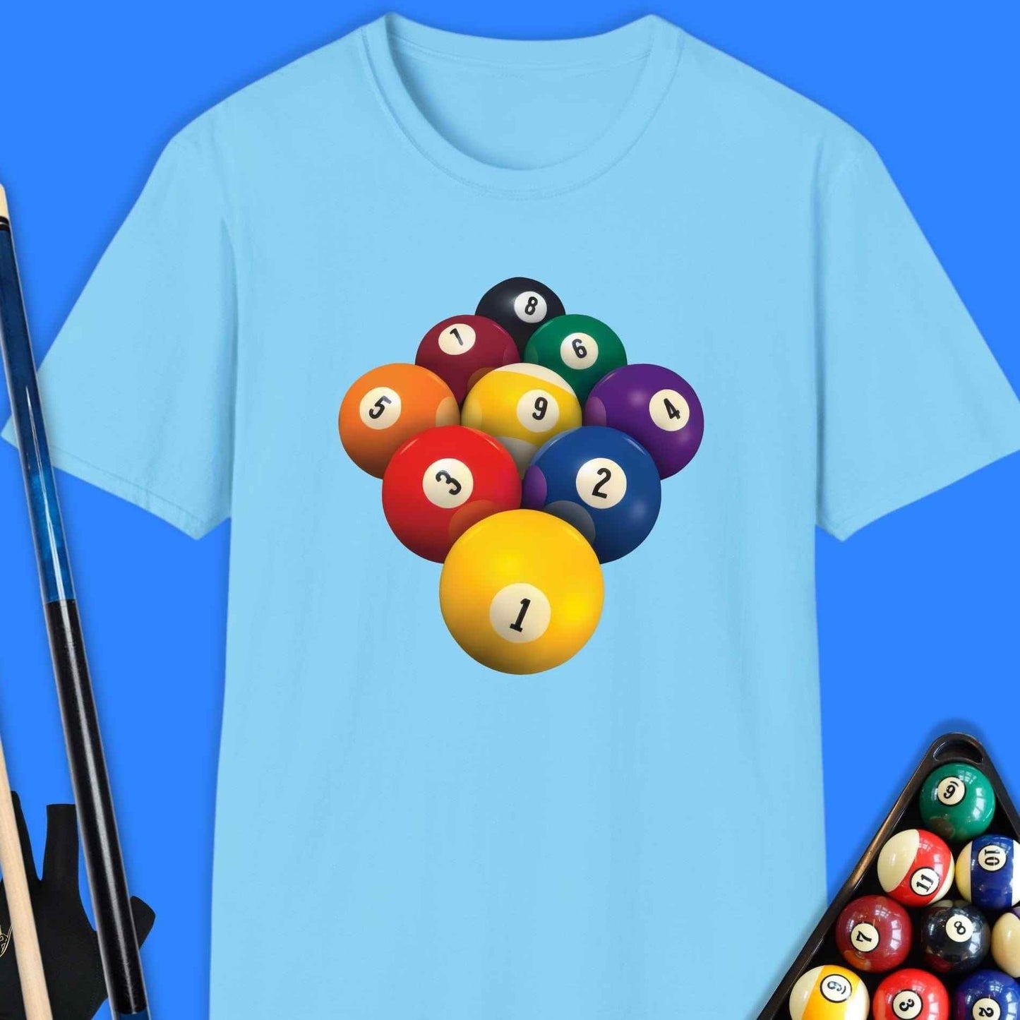Classic Rack Pool T-Shirt - Rack & Roll 