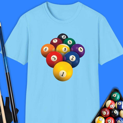 Classic Rack Pool T-Shirt - Rack & Roll 