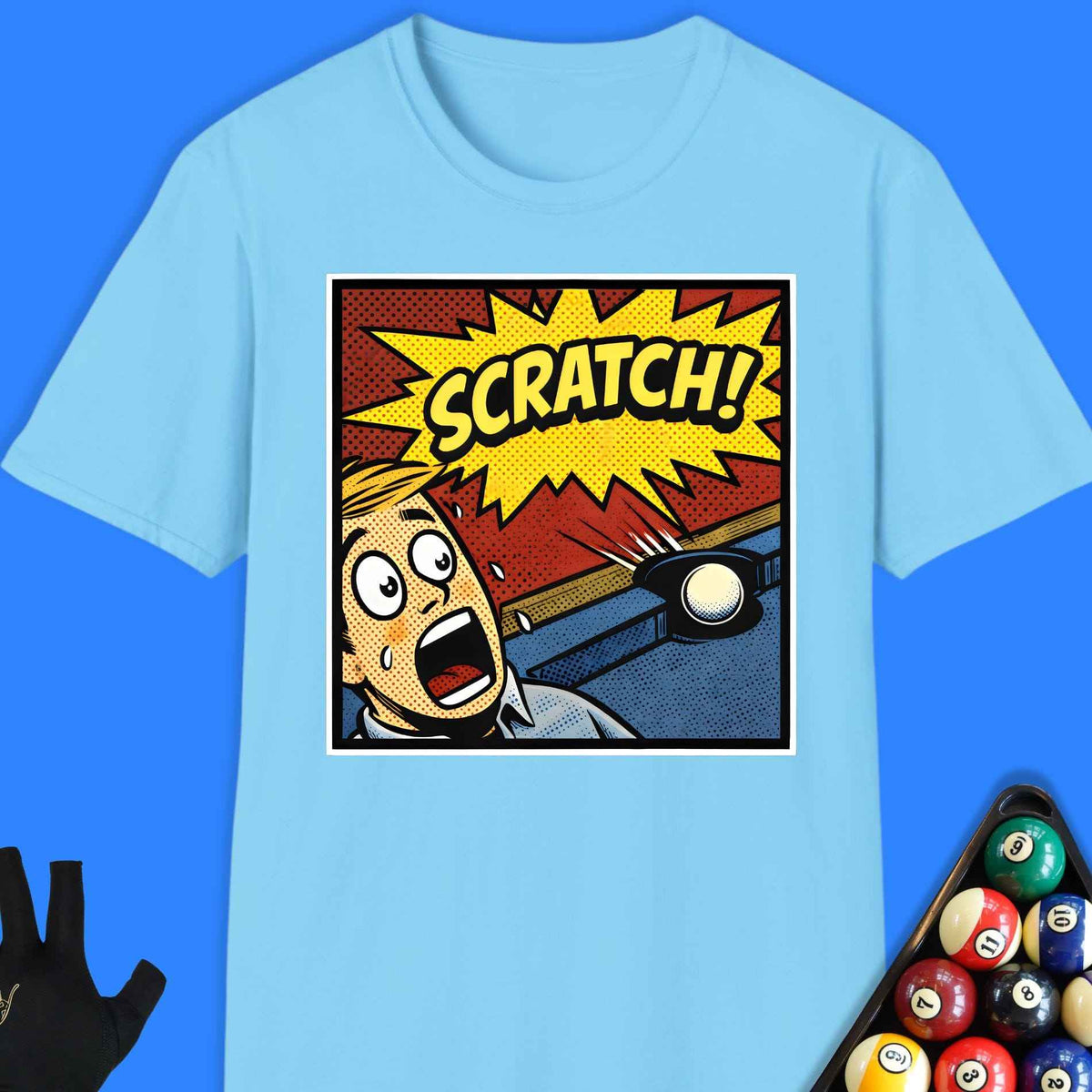 Scratch Comic Pool T-Shirt