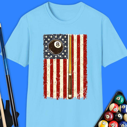 American Flag Pool T-Shirt
