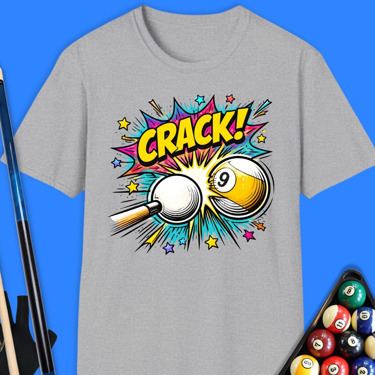Crack Break Pool T-Shirt
