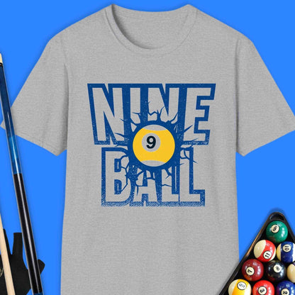 Nine Ball Pool T-Shirt - Rack & Roll 